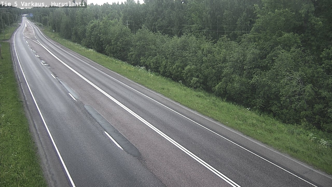 Weather Camera Image Road 5 Varkaus, Huruslahti, Varkaus, Pohjois-Savo
