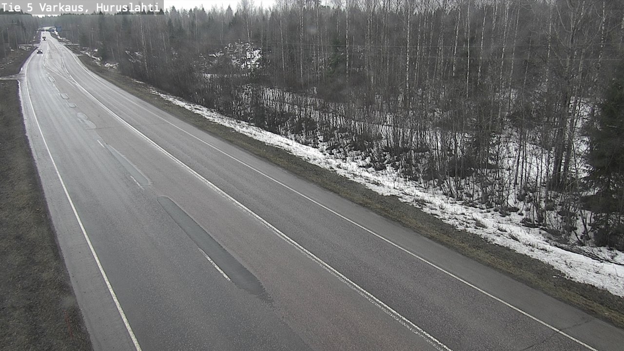 Weather Camera Image Road 5 Varkaus, Huruslahti, Varkaus, Pohjois-Savo