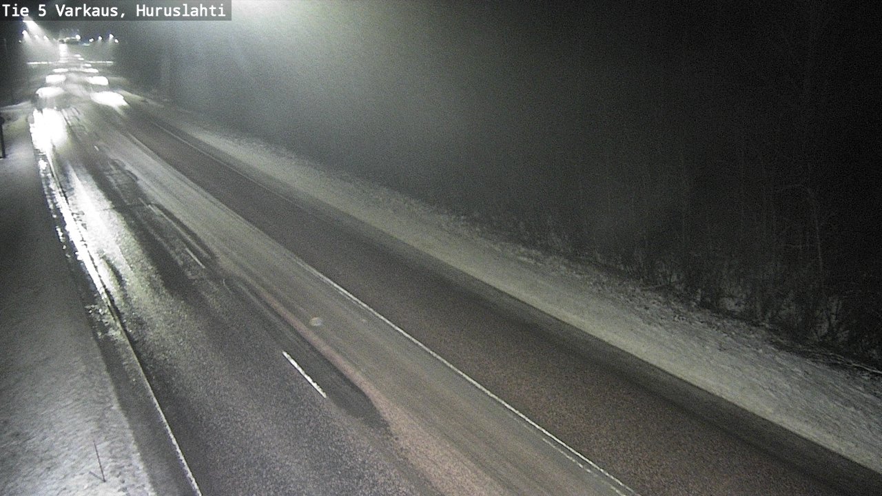 Weather Camera Image Road 5 Varkaus, Huruslahti, Varkaus, Pohjois-Savo