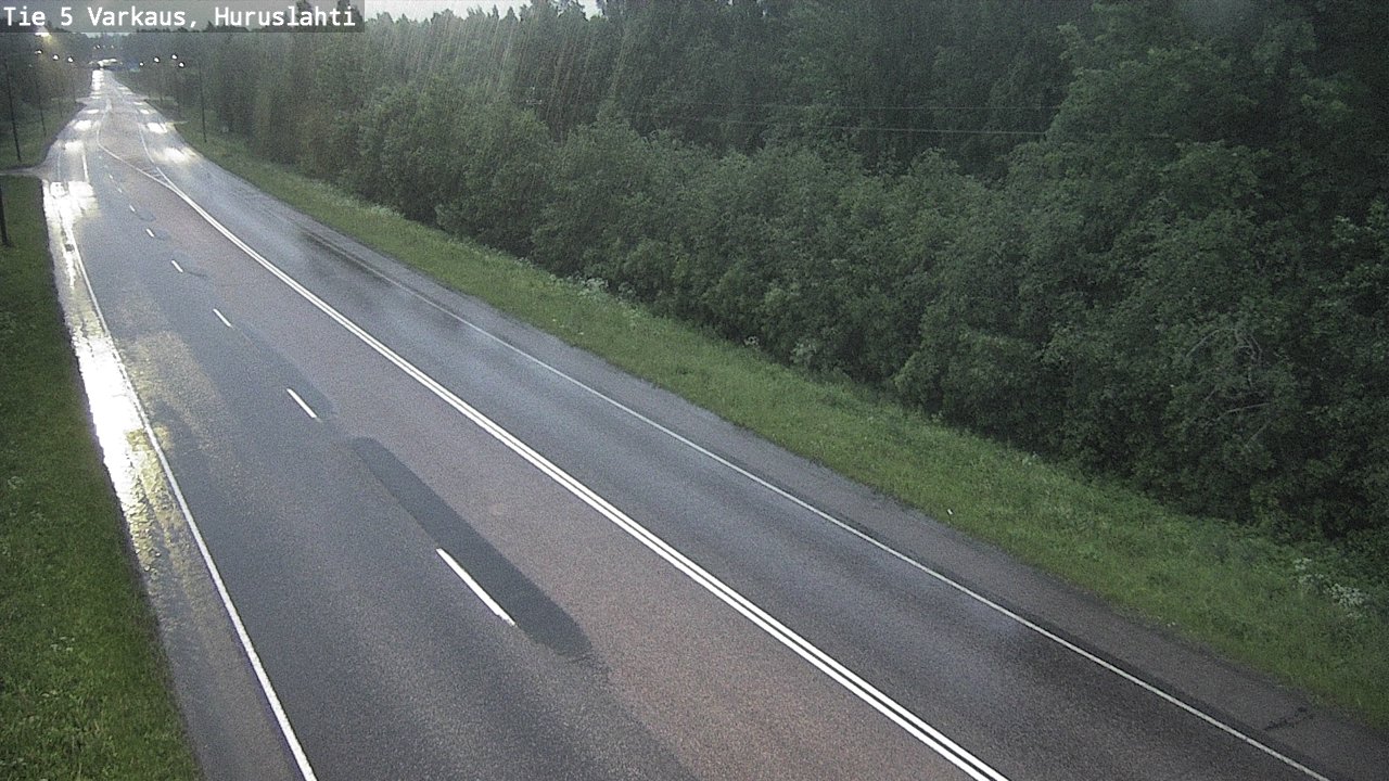 Weather Camera Image Road 5 Varkaus, Huruslahti, Varkaus, Pohjois-Savo
