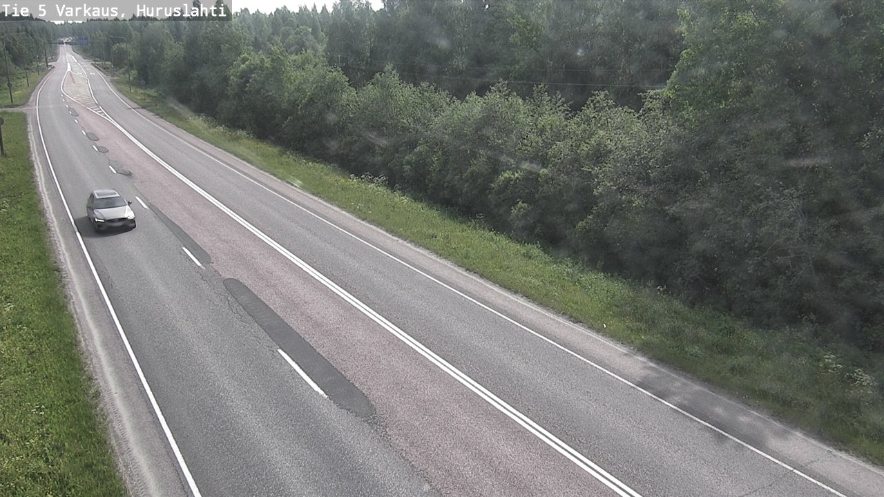 Weather Camera Image Road 5 Varkaus, Huruslahti, Varkaus, Pohjois-Savo