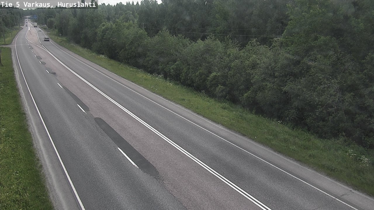 Weather Camera Image Road 5 Varkaus, Huruslahti, Varkaus, Pohjois-Savo