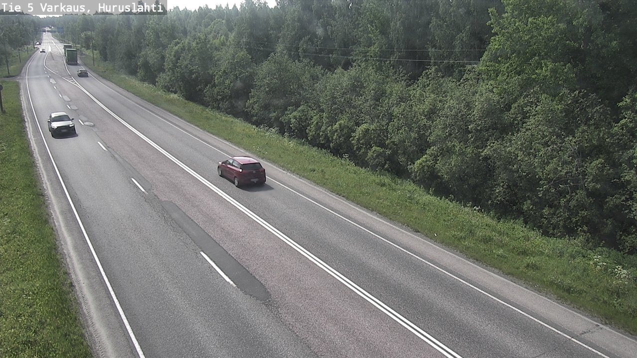 Weather Camera Image Road 5 Varkaus, Huruslahti, Varkaus, Pohjois-Savo