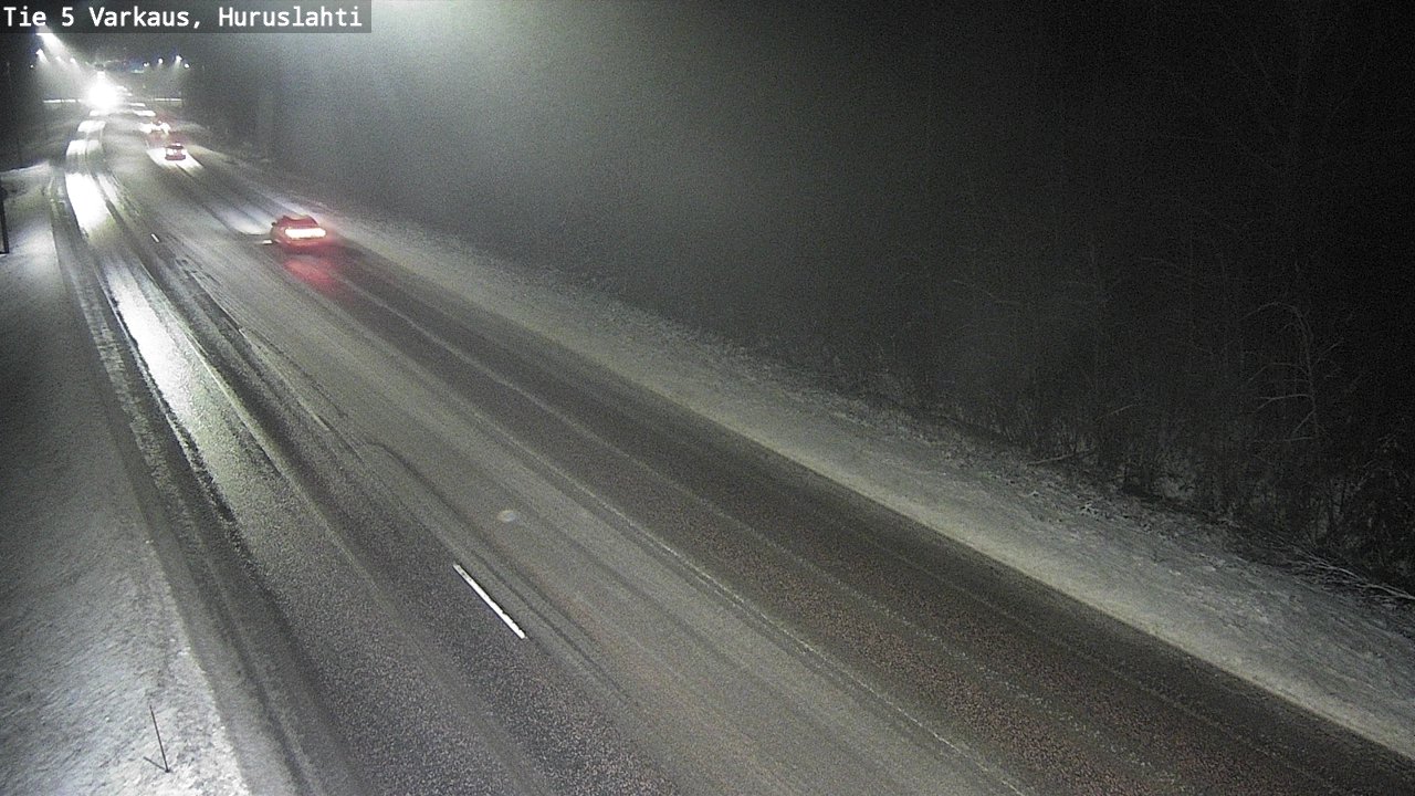 Weather Camera Image Road 5 Varkaus, Huruslahti, Varkaus, Pohjois-Savo