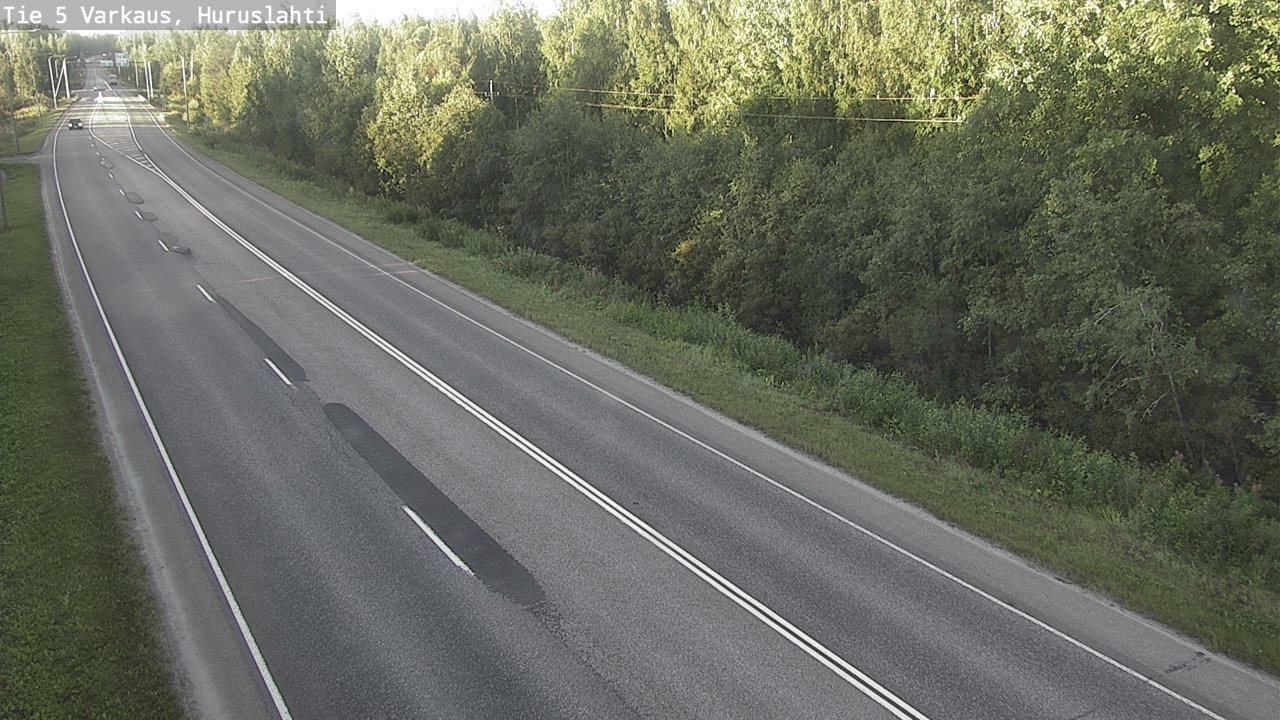 Weather Camera Image Road 5 Varkaus, Huruslahti, Varkaus, Pohjois-Savo