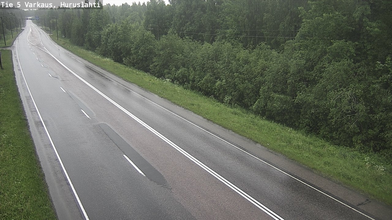 Weather Camera Image Road 5 Varkaus, Huruslahti, Varkaus, Pohjois-Savo