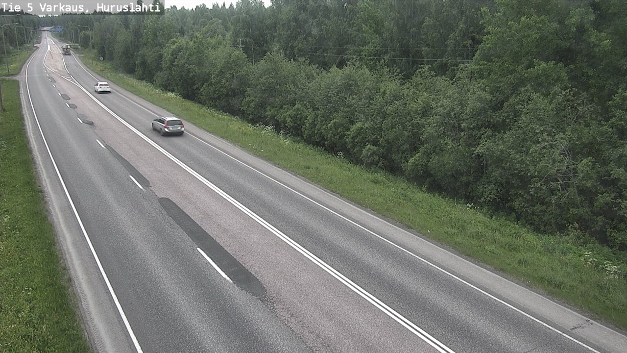 Weather Camera Image Road 5 Varkaus, Huruslahti, Varkaus, Pohjois-Savo