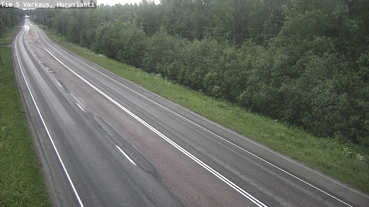 Weather Camera Image Road 5 Varkaus, Huruslahti, Varkaus, Pohjois-Savo