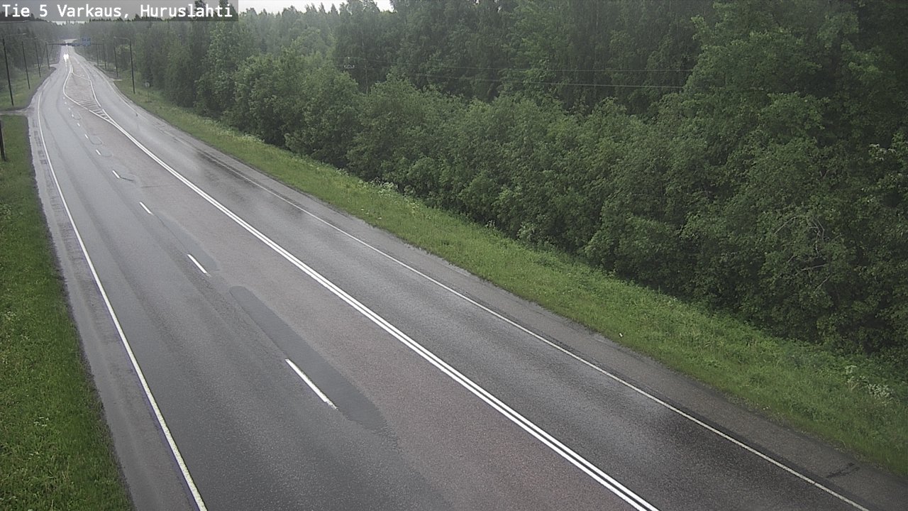 Weather Camera Image Road 5 Varkaus, Huruslahti, Varkaus, Pohjois-Savo
