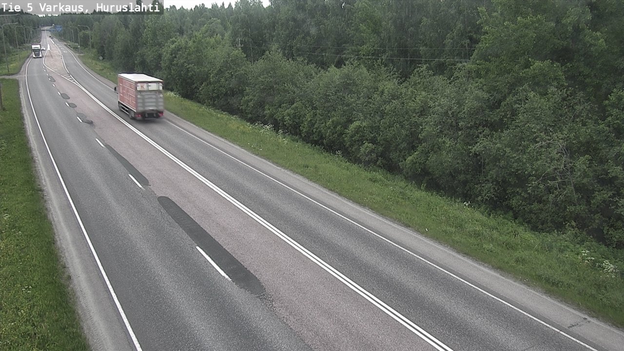 Weather Camera Image Road 5 Varkaus, Huruslahti, Varkaus, Pohjois-Savo
