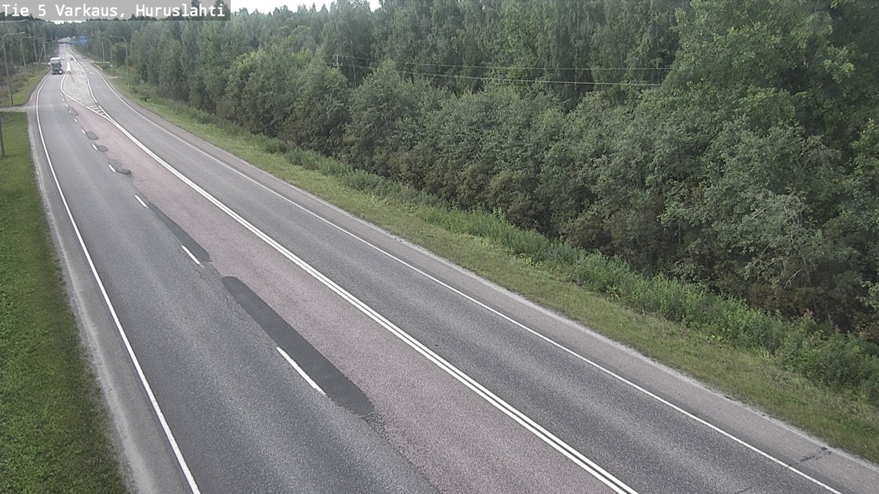 Weather Camera Image Road 5 Varkaus, Huruslahti, Varkaus, Pohjois-Savo