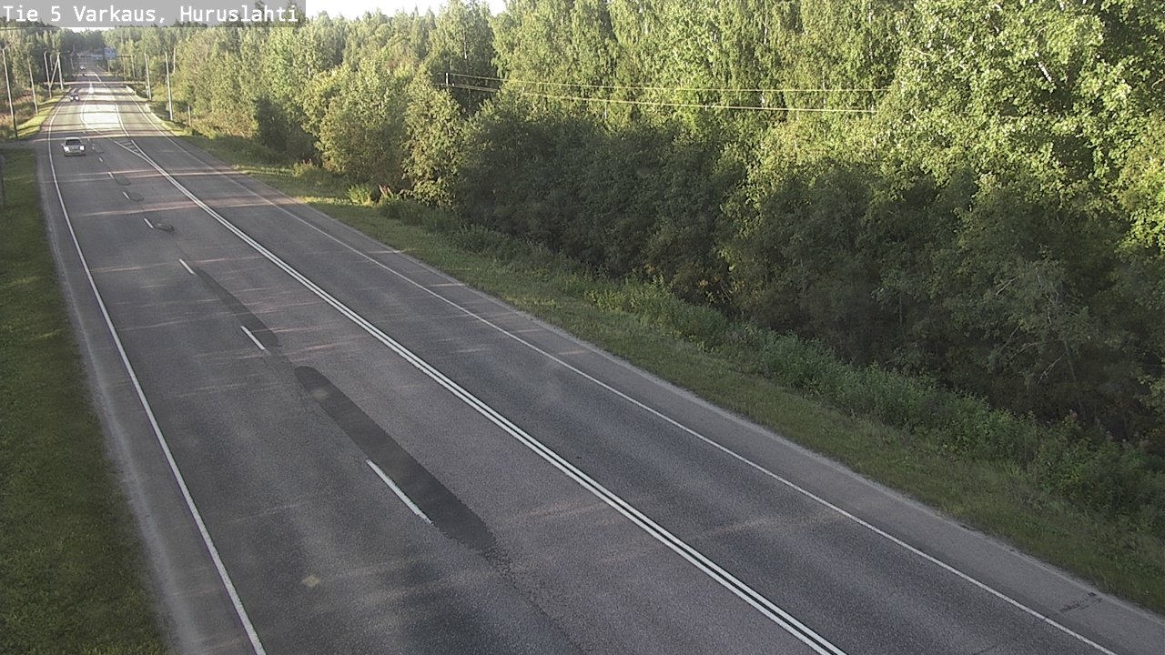 Weather Camera Image Road 5 Varkaus, Huruslahti, Varkaus, Pohjois-Savo