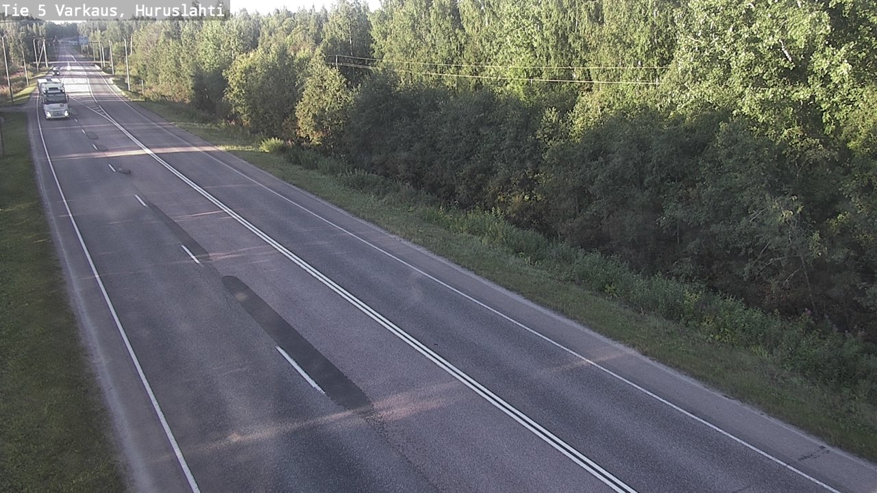 Weather Camera Image Road 5 Varkaus, Huruslahti, Varkaus, Pohjois-Savo