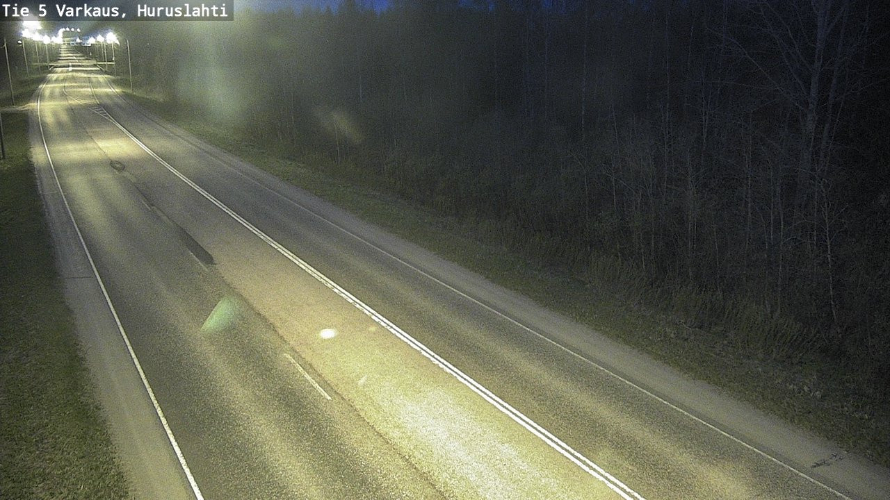 Weather Camera Image Väg 5 Varkaus, Huruslahti, Varkaus, Pohjois-Savo
