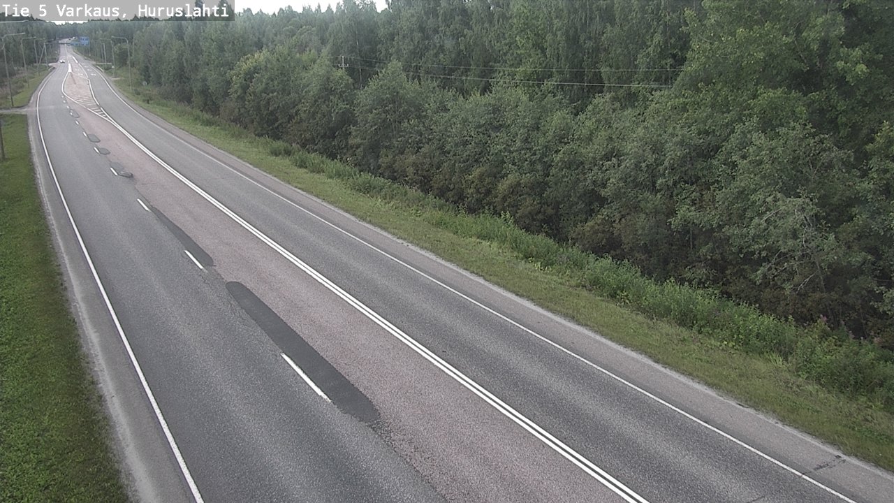 Weather Camera Image Road 5 Varkaus, Huruslahti, Varkaus, Pohjois-Savo
