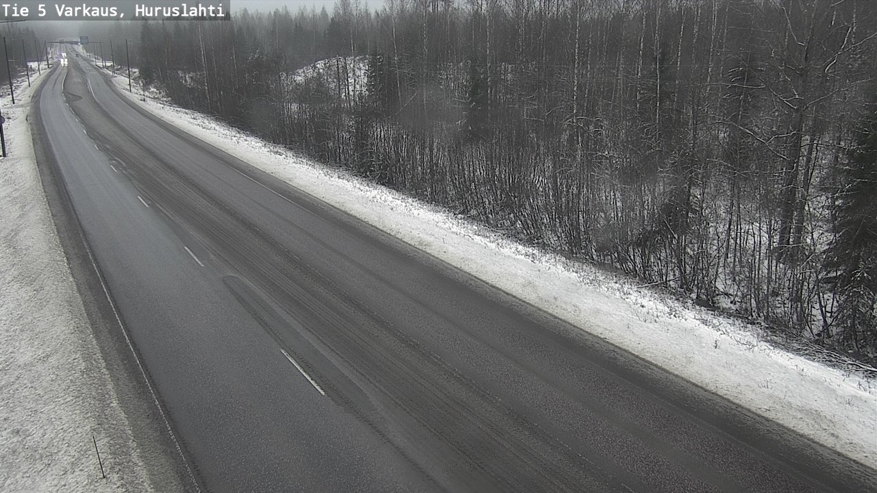 Weather Camera Image Road 5 Varkaus, Huruslahti, Varkaus, Pohjois-Savo