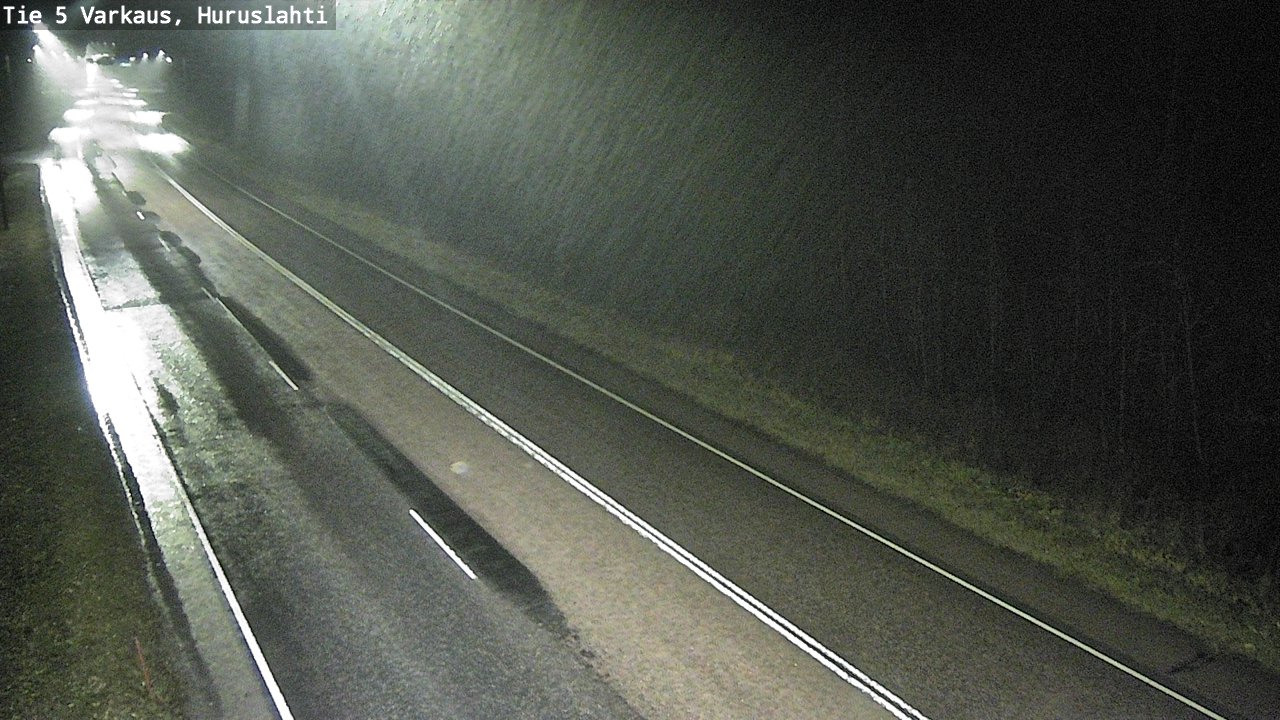 Weather Camera Image Road 5 Varkaus, Huruslahti, Varkaus, Pohjois-Savo