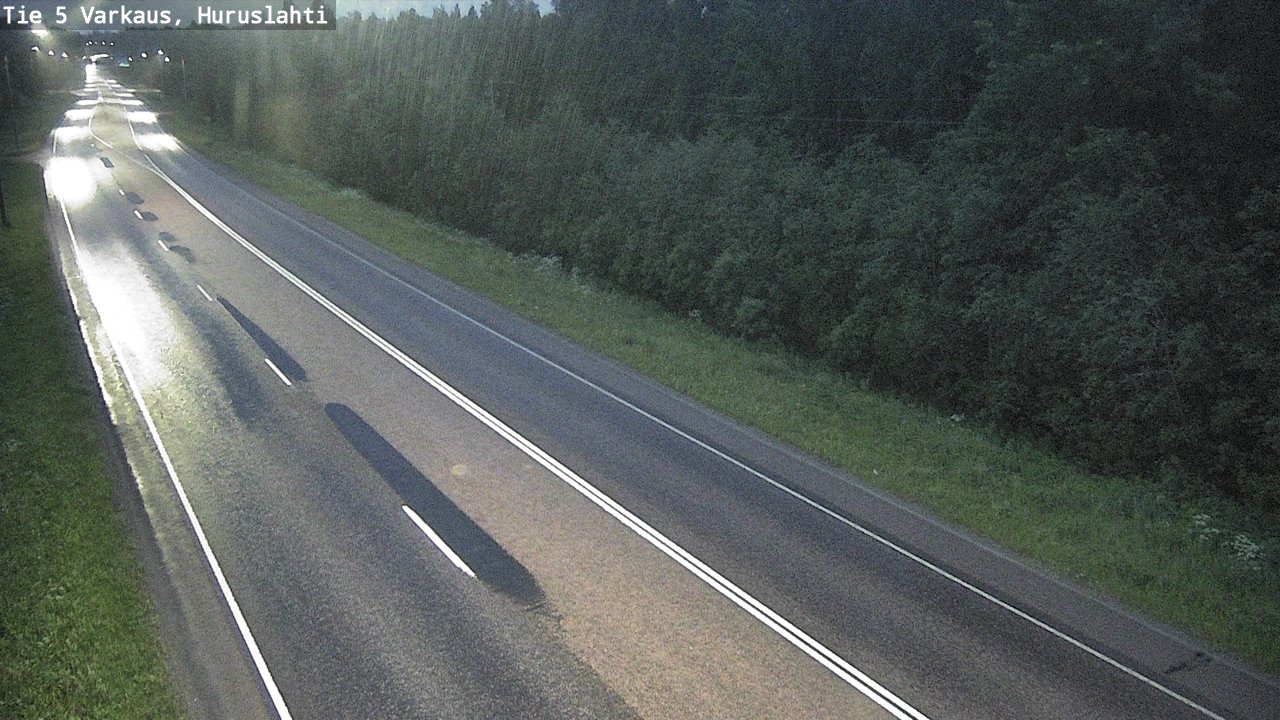 Weather Camera Image Road 5 Varkaus, Huruslahti, Varkaus, Pohjois-Savo