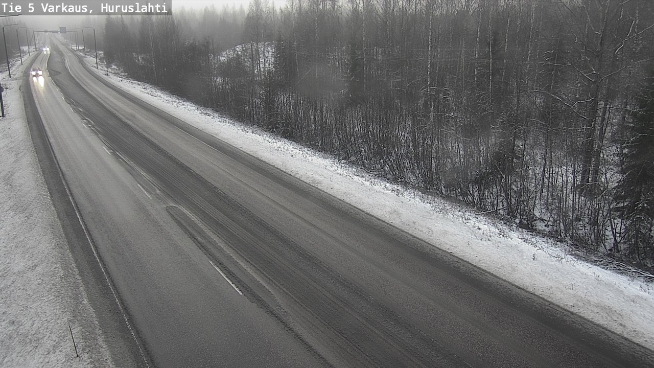 Weather Camera Image Road 5 Varkaus, Huruslahti, Varkaus, Pohjois-Savo