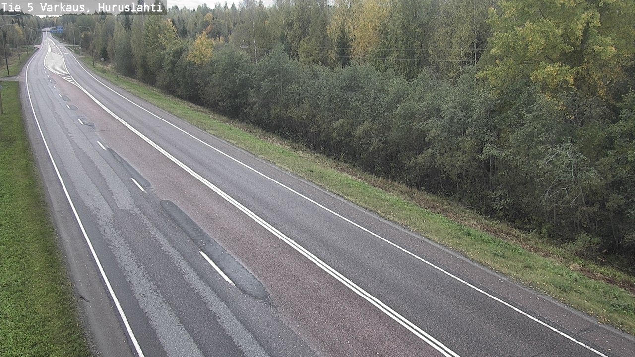Weather Camera Image Road 5 Varkaus, Huruslahti, Varkaus, Pohjois-Savo