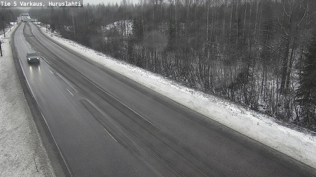 Weather Camera Image Road 5 Varkaus, Huruslahti, Varkaus, Pohjois-Savo