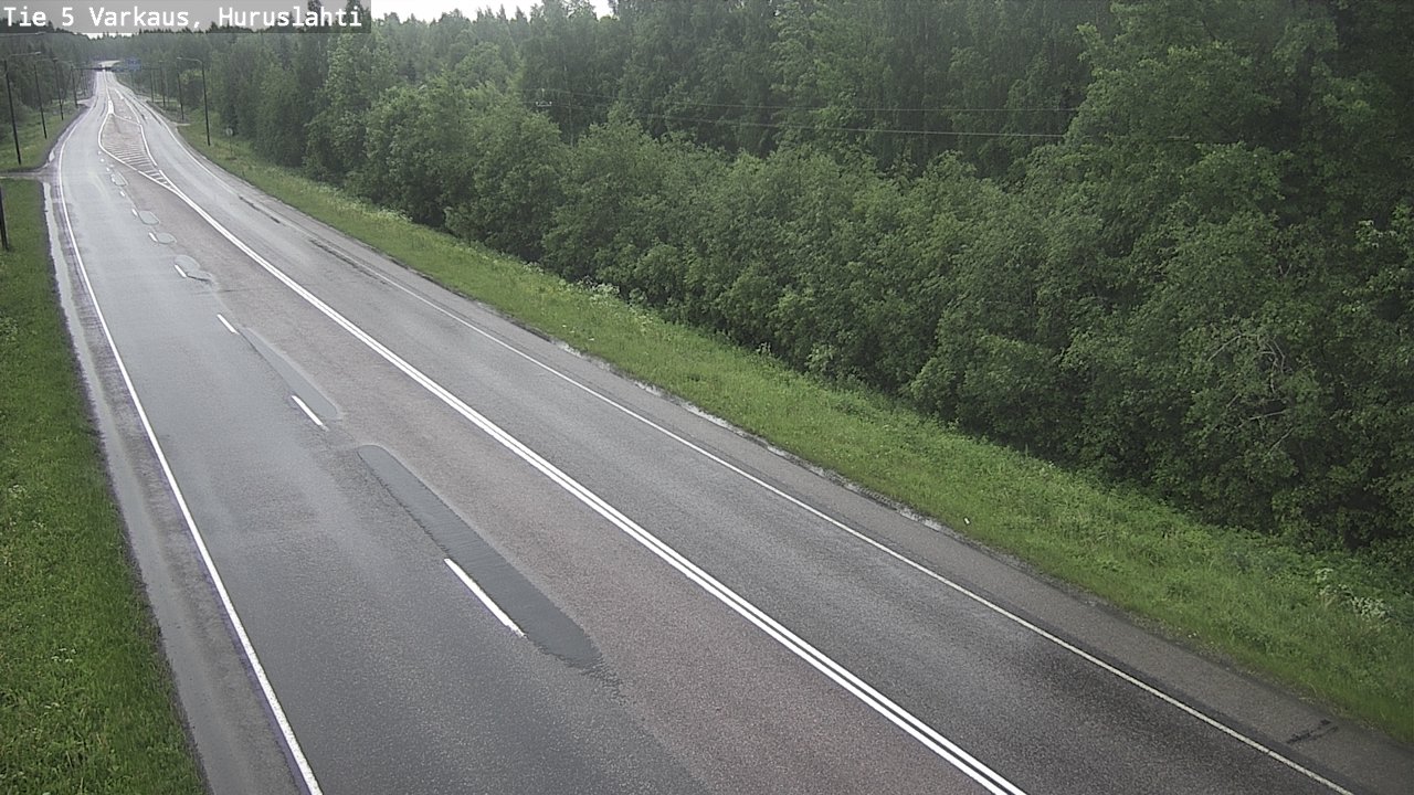 Weather Camera Image Road 5 Varkaus, Huruslahti, Varkaus, Pohjois-Savo