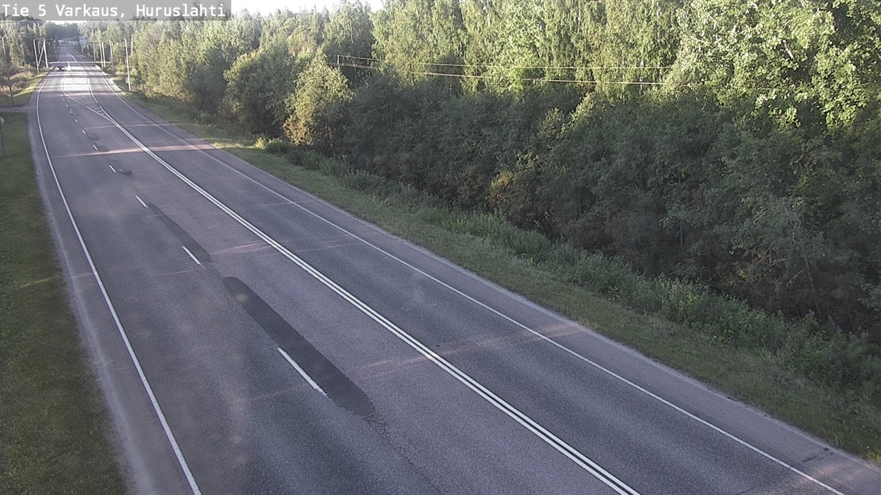 Weather Camera Image Road 5 Varkaus, Huruslahti, Varkaus, Pohjois-Savo