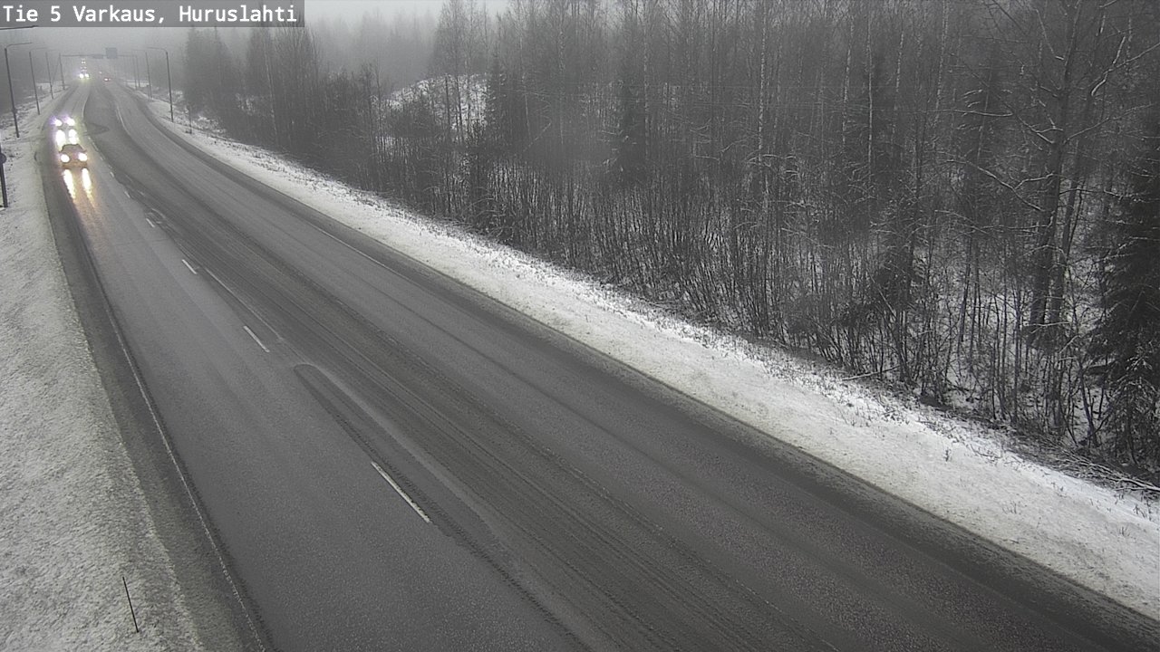 Weather Camera Image Road 5 Varkaus, Huruslahti, Varkaus, Pohjois-Savo