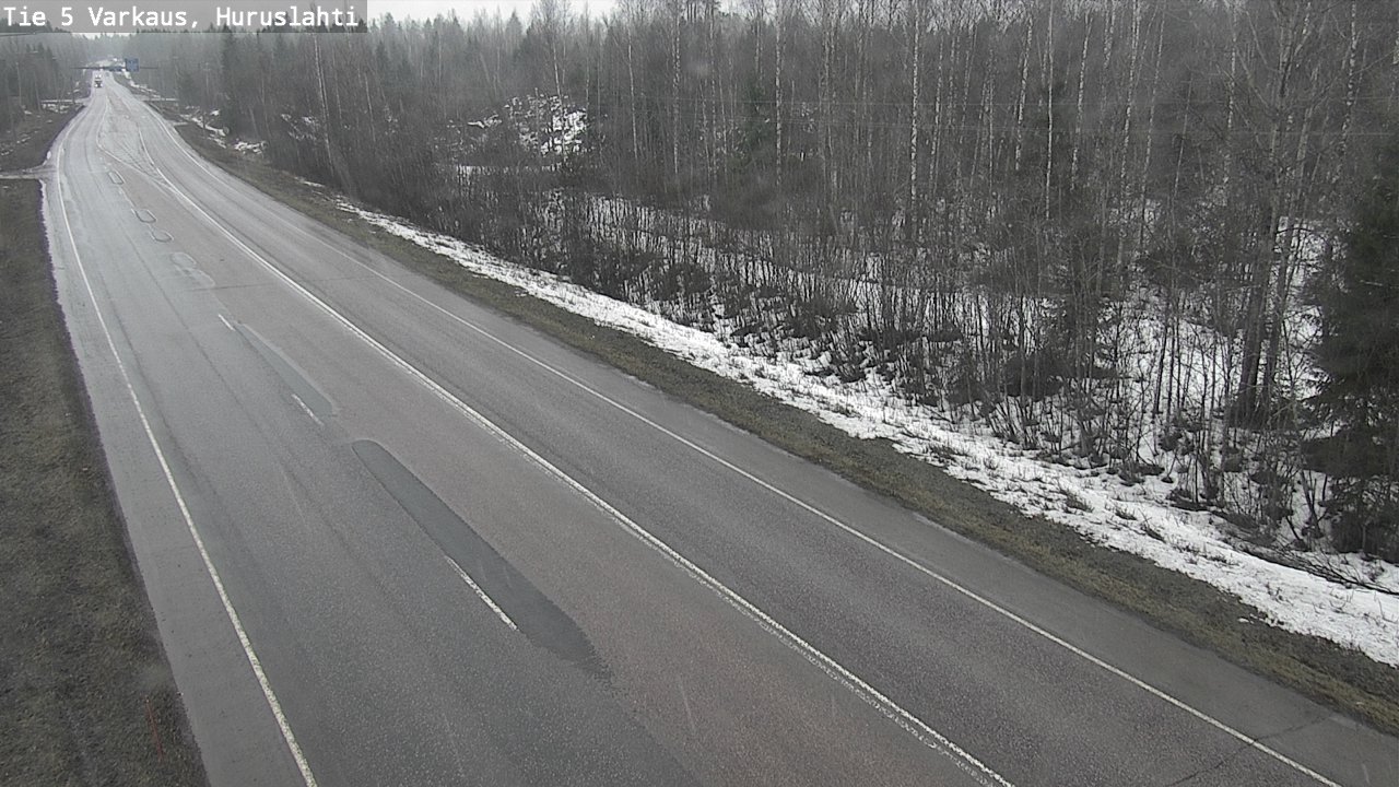 Weather Camera Image Road 5 Varkaus, Huruslahti, Varkaus, Pohjois-Savo