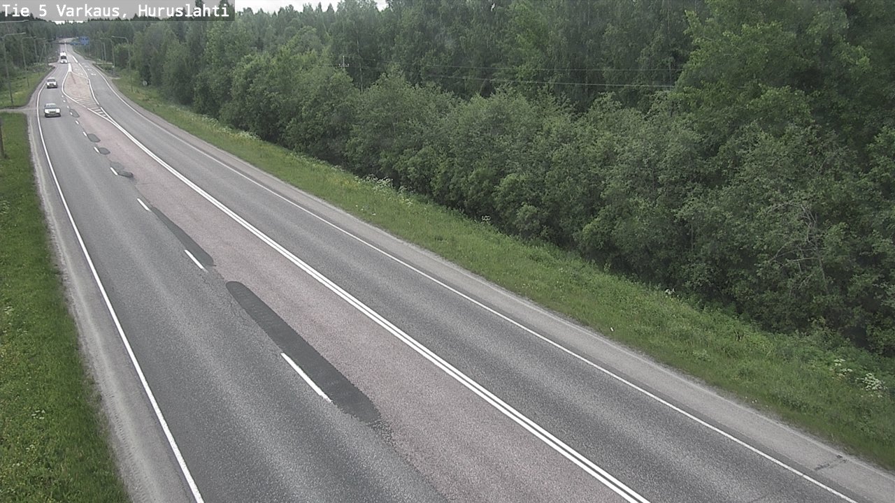 Weather Camera Image Road 5 Varkaus, Huruslahti, Varkaus, Pohjois-Savo