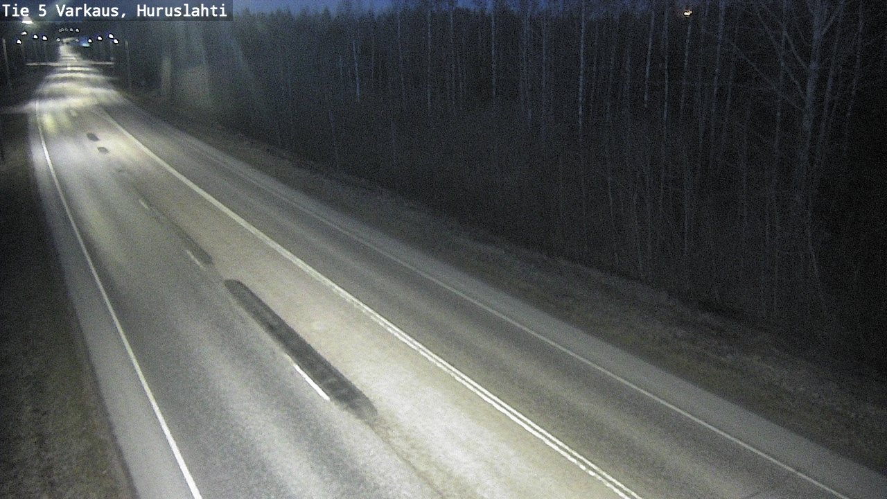 Weather Camera Image Road 5 Varkaus, Huruslahti, Varkaus, Pohjois-Savo