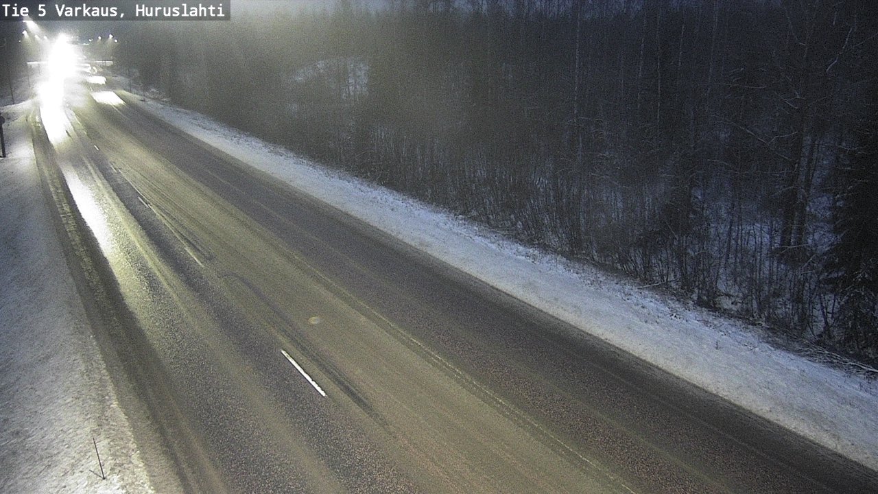 Weather Camera Image Road 5 Varkaus, Huruslahti, Varkaus, Pohjois-Savo