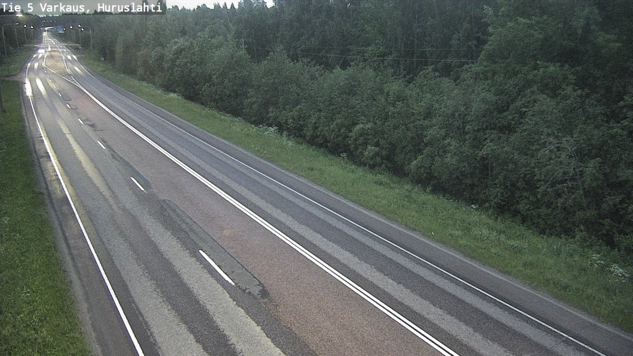 Weather Camera Image Road 5 Varkaus, Huruslahti, Varkaus, Pohjois-Savo
