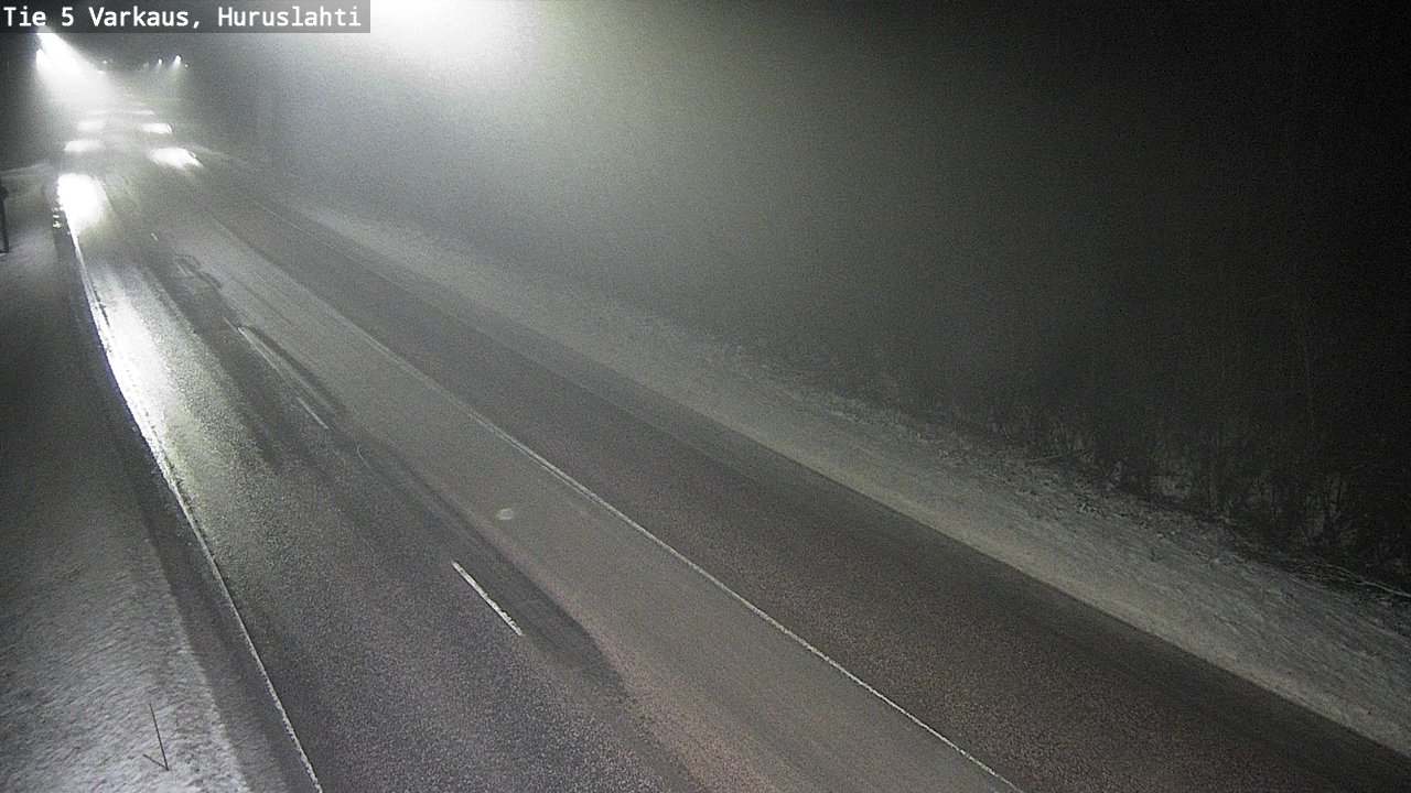 Weather Camera Image Road 5 Varkaus, Huruslahti, Varkaus, Pohjois-Savo