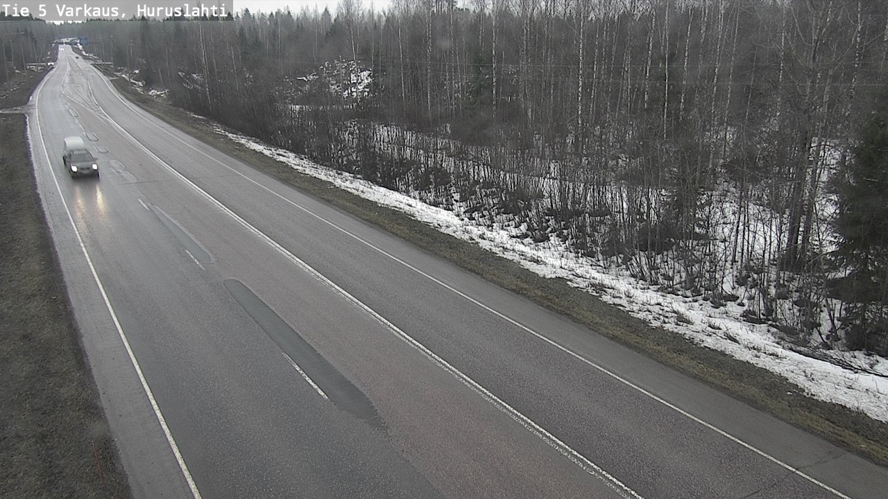 Weather Camera Image Road 5 Varkaus, Huruslahti, Varkaus, Pohjois-Savo