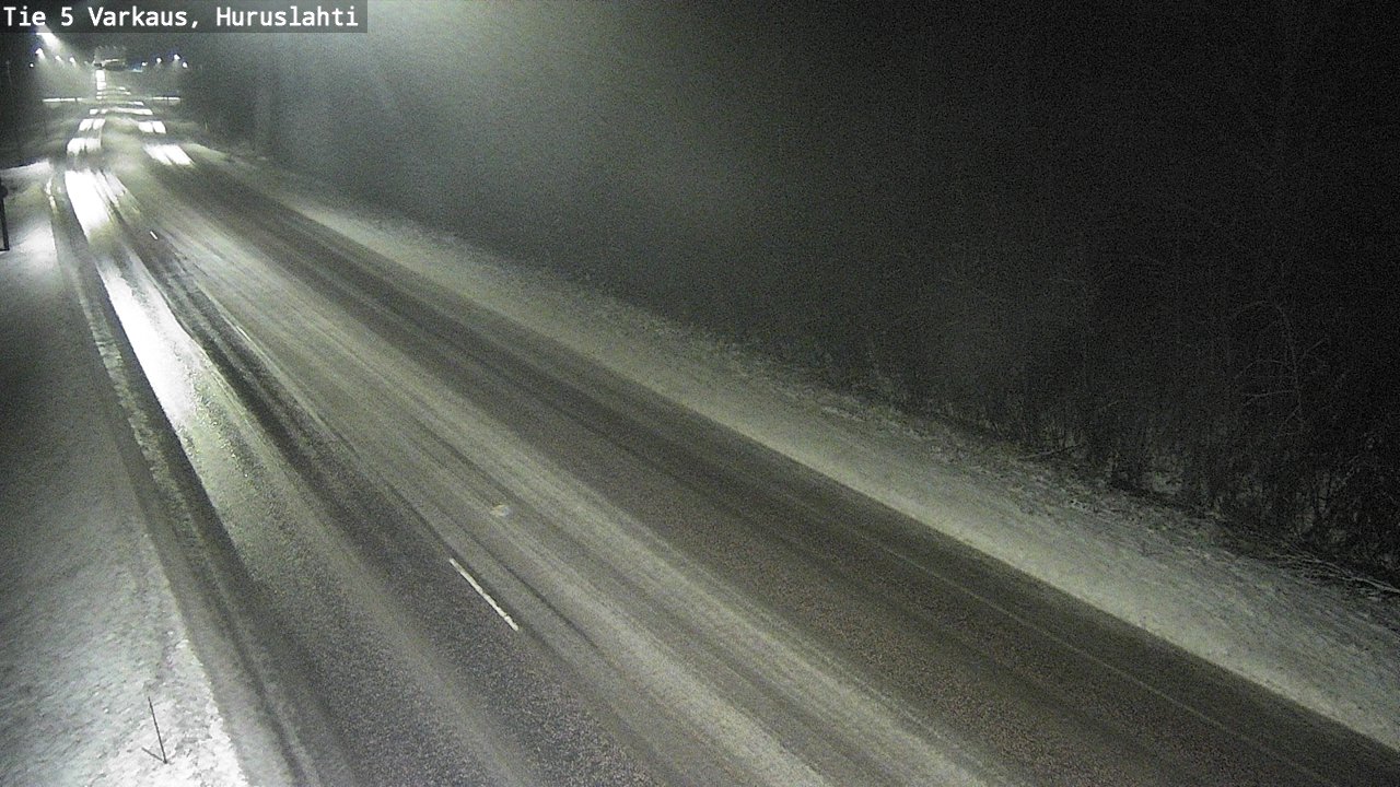 Weather Camera Image Road 5 Varkaus, Huruslahti, Varkaus, Pohjois-Savo