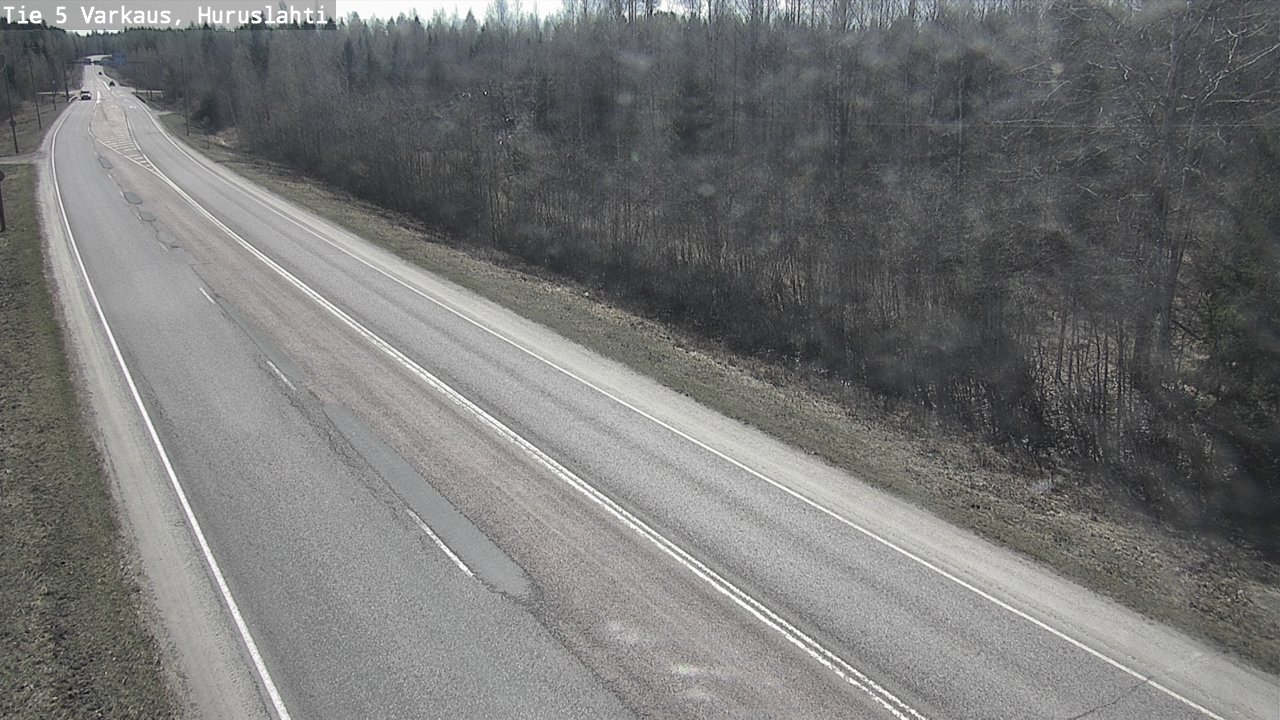 Weather Camera Image Road 5 Varkaus, Huruslahti, Varkaus, Pohjois-Savo