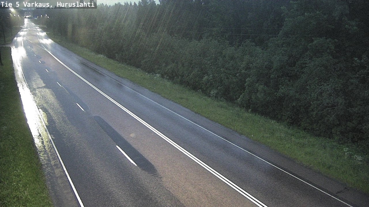 Weather Camera Image Road 5 Varkaus, Huruslahti, Varkaus, Pohjois-Savo