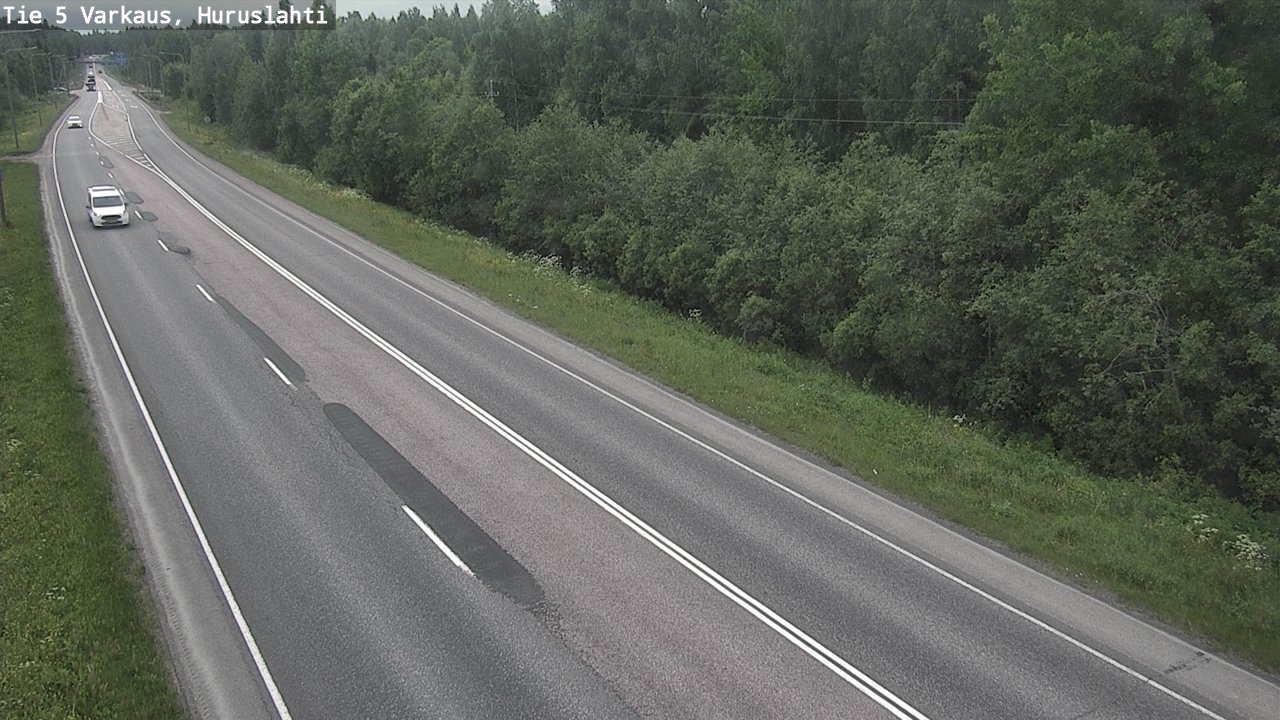 Weather Camera Image Road 5 Varkaus, Huruslahti, Varkaus, Pohjois-Savo
