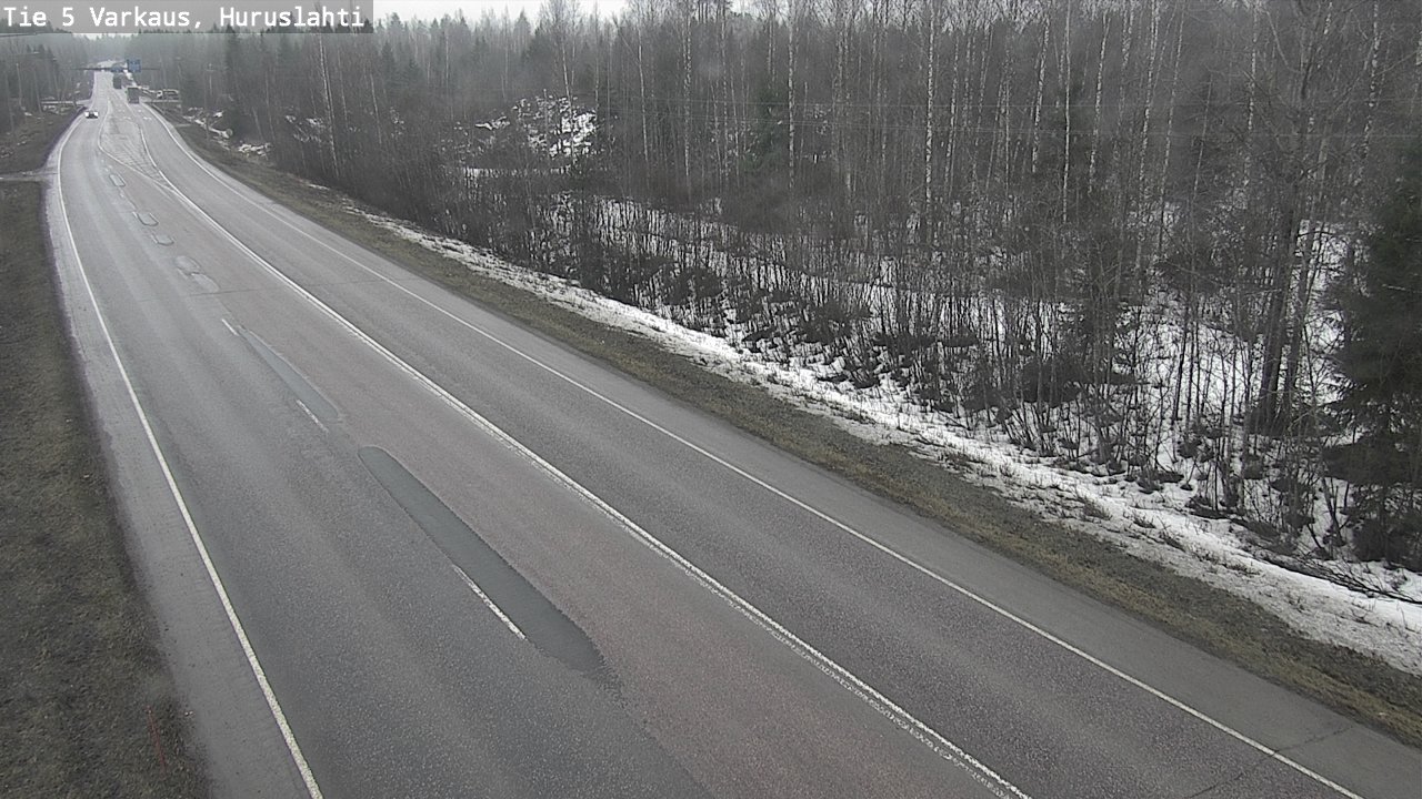Weather Camera Image Road 5 Varkaus, Huruslahti, Varkaus, Pohjois-Savo