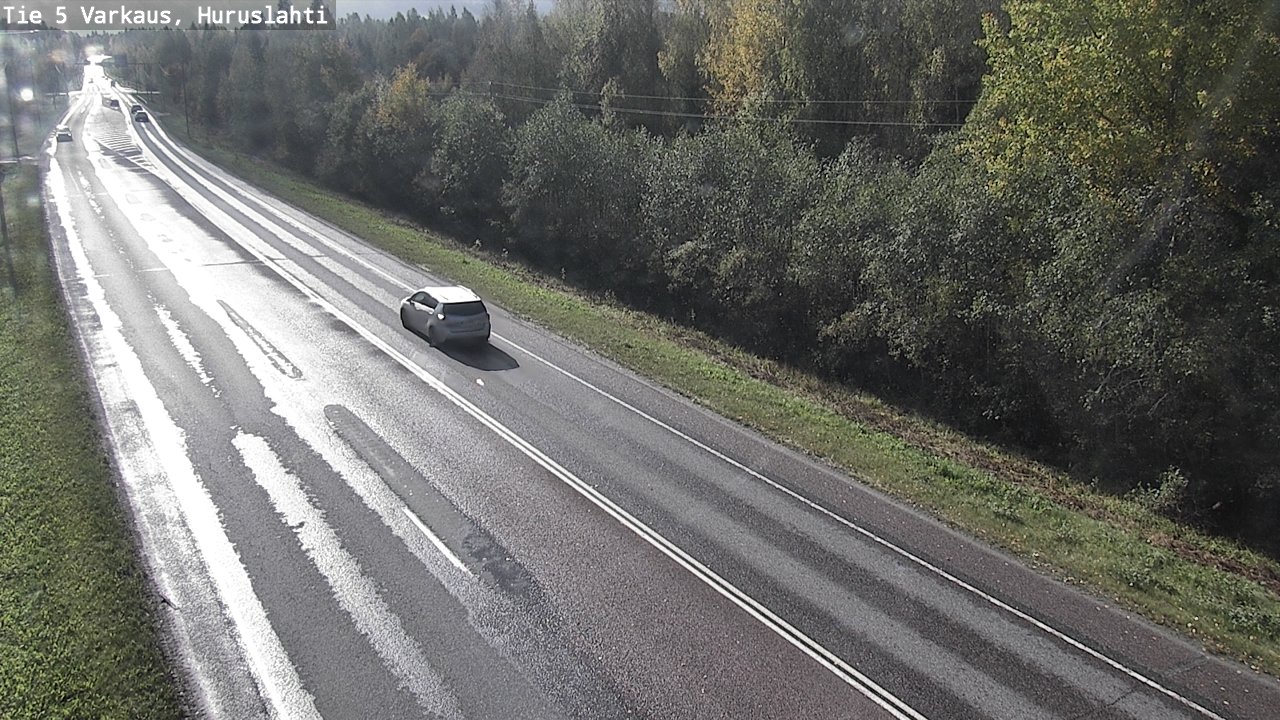Weather Camera Image Road 5 Varkaus, Huruslahti, Varkaus, Pohjois-Savo