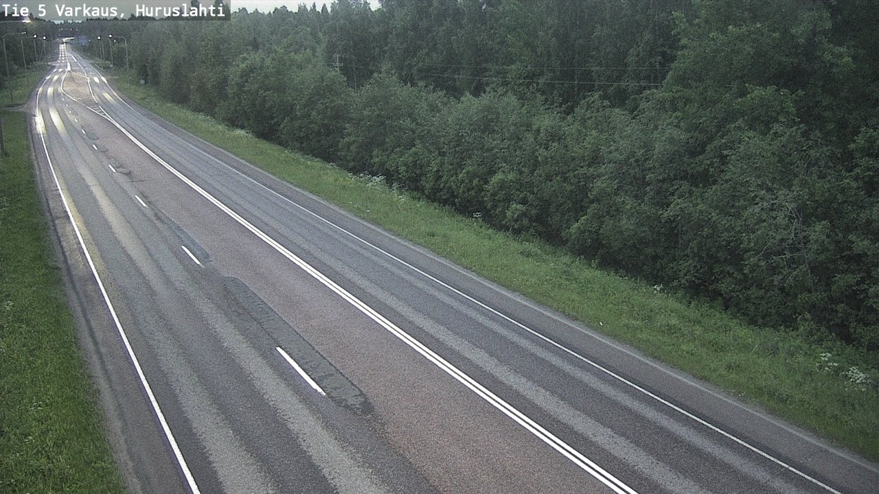 Weather Camera Image Road 5 Varkaus, Huruslahti, Varkaus, Pohjois-Savo