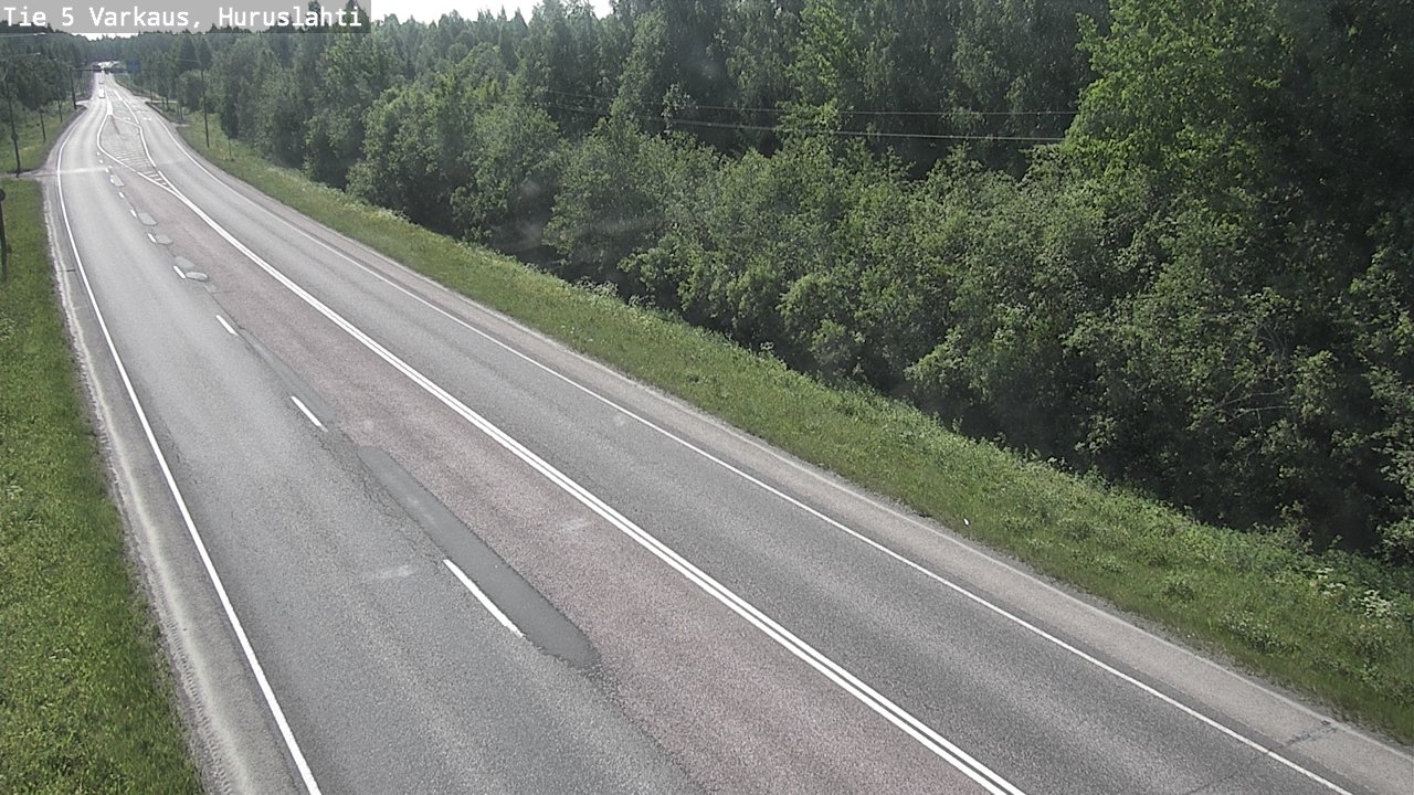 Weather Camera Image Road 5 Varkaus, Huruslahti, Varkaus, Pohjois-Savo