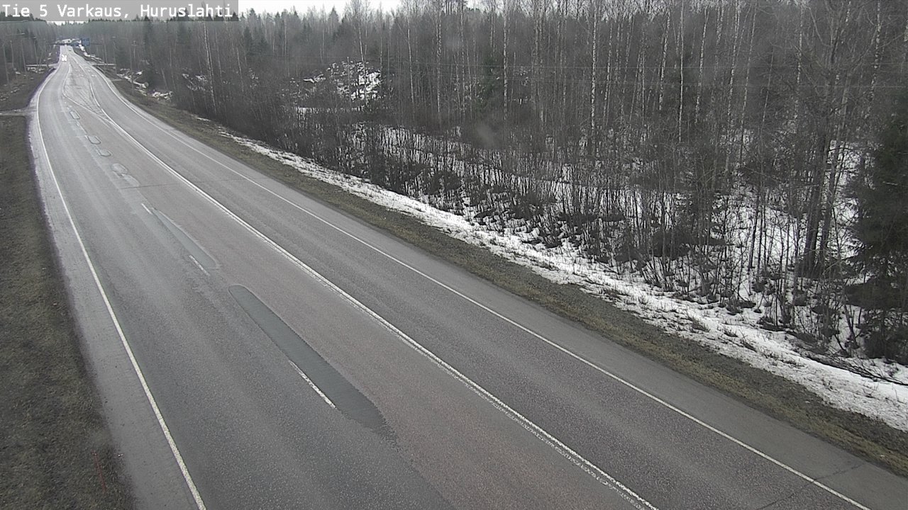 Weather Camera Image Road 5 Varkaus, Huruslahti, Varkaus, Pohjois-Savo