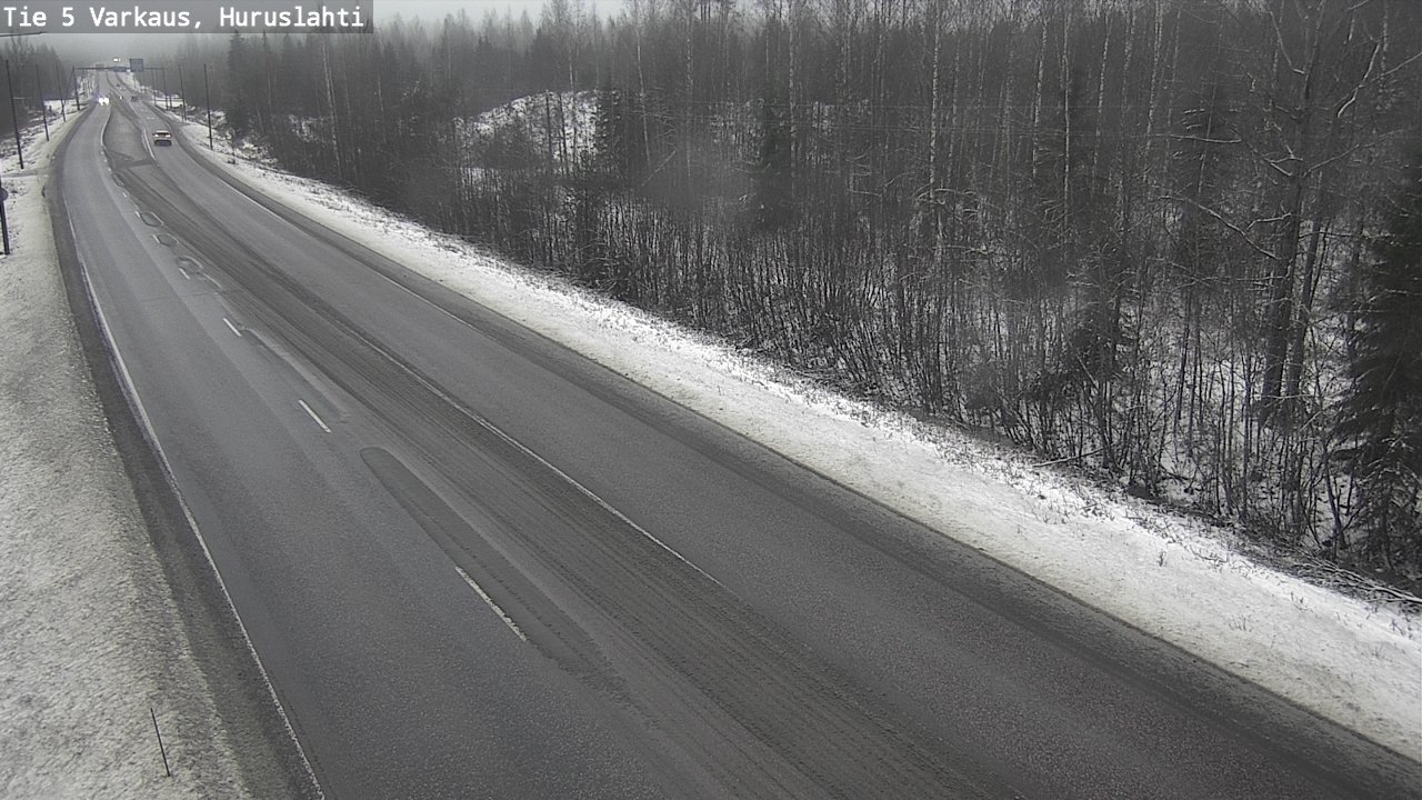 Weather Camera Image Road 5 Varkaus, Huruslahti, Varkaus, Pohjois-Savo
