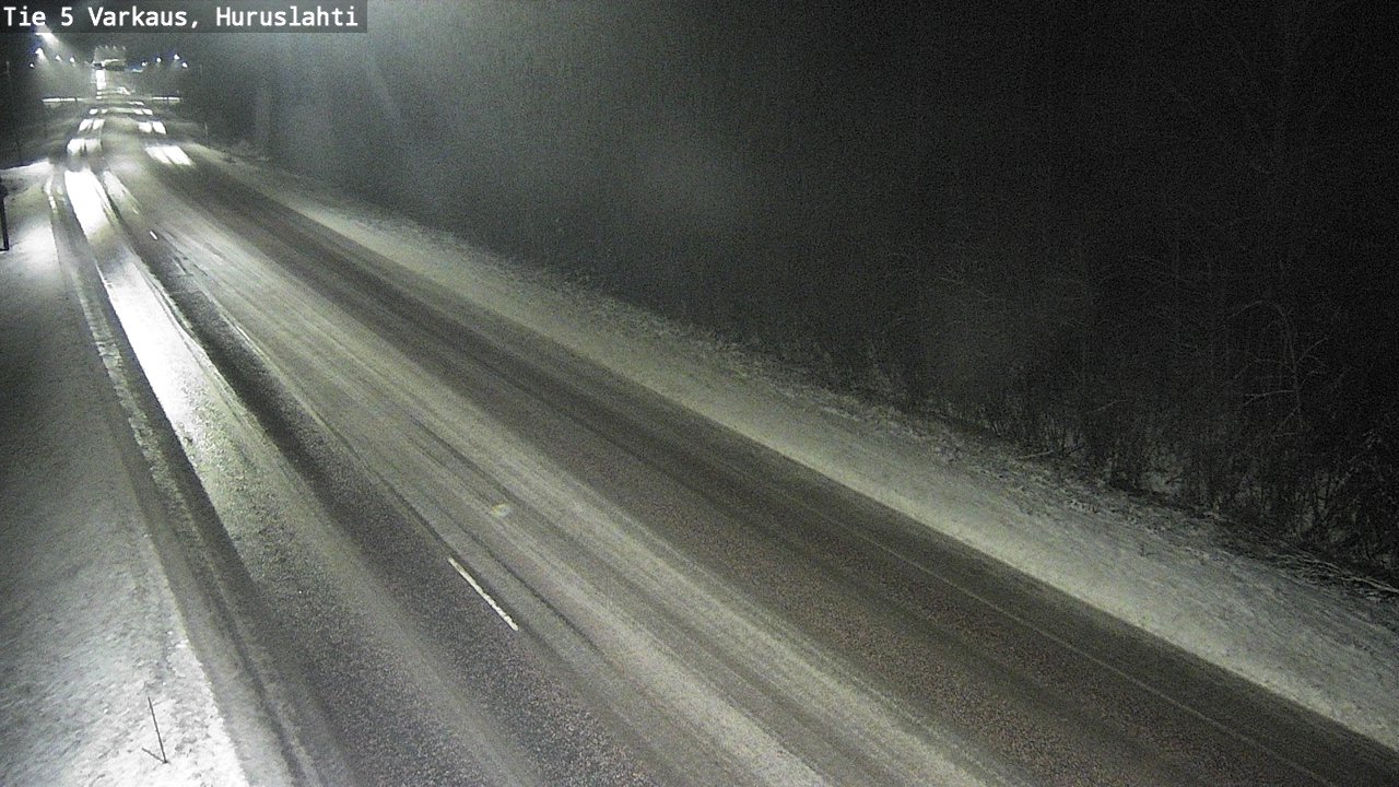 Weather Camera Image Road 5 Varkaus, Huruslahti, Varkaus, Pohjois-Savo