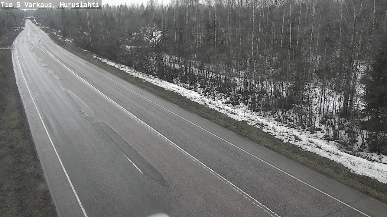 Weather Camera Image Road 5 Varkaus, Huruslahti, Varkaus, Pohjois-Savo