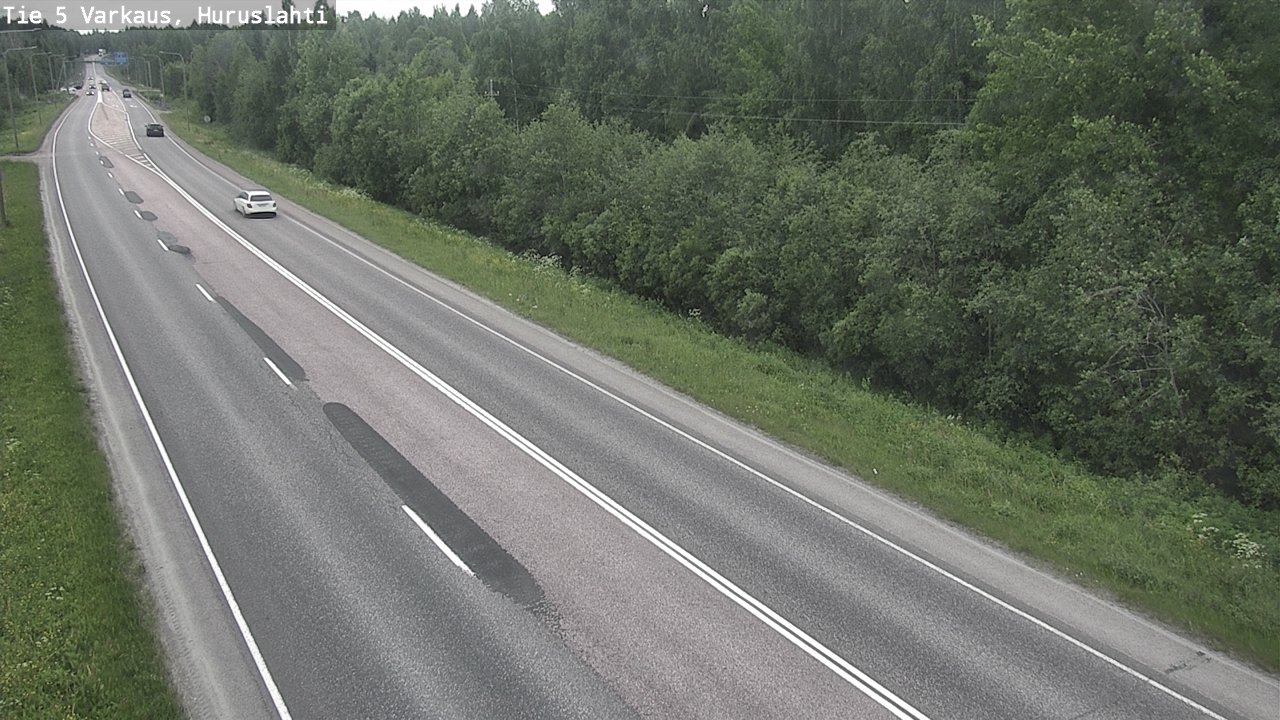 Weather Camera Image Road 5 Varkaus, Huruslahti, Varkaus, Pohjois-Savo