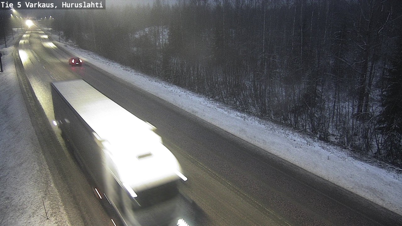 Weather Camera Image Road 5 Varkaus, Huruslahti, Varkaus, Pohjois-Savo