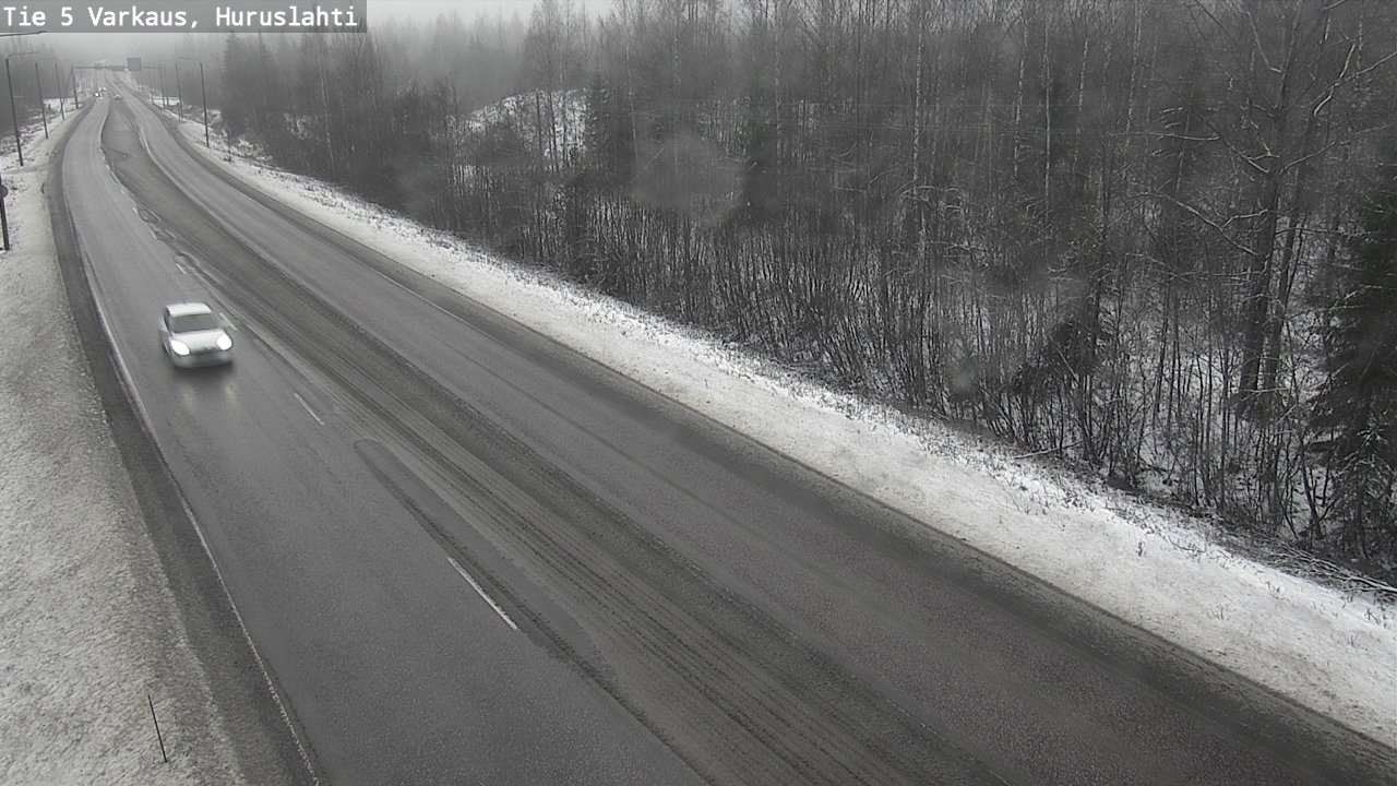 Weather Camera Image Road 5 Varkaus, Huruslahti, Varkaus, Pohjois-Savo